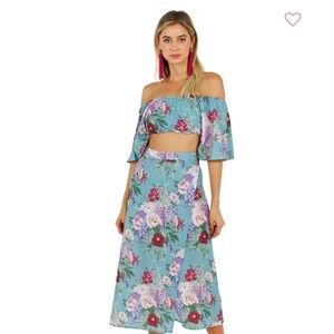 SHOW ME YOUR MUMUHeidi Ruffle Crop Top